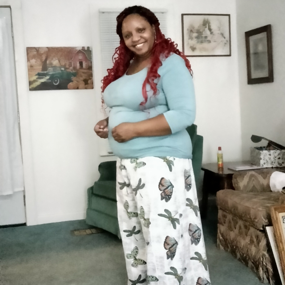 Butterfly Multi Palazzo Pants - Picture 3 of 7